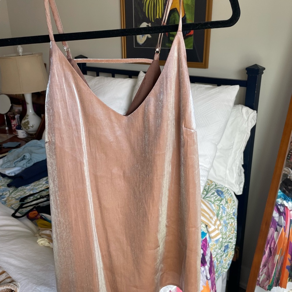 Banana Republic Bronze Satin Tank